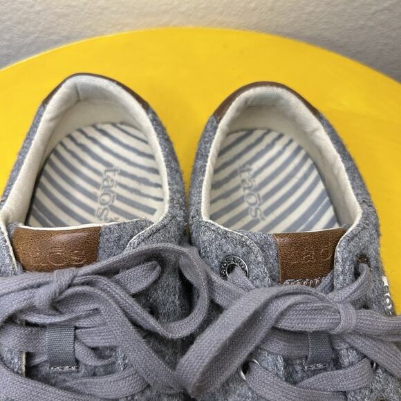 Taos Star Burst Shoes Gray Wool Comfort Casual Walking Sneakers Women’s Size 9 - Picture 13 of 16